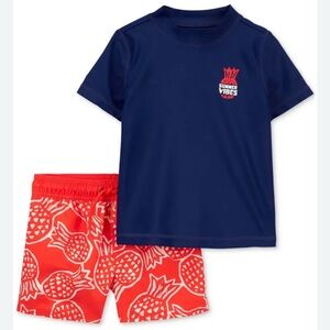 Carter’s 2 Piece Swim Rash guard suit